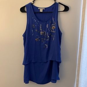 Layered Tank Top Blouse